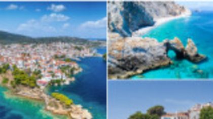 Insula din Grecia cunoscută drept „paradisul turcoaz din Marea Egee”. Puțini știu despre plajele de aici