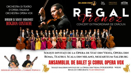 Turneul Național Regal Vienez – Concert Extraordinar de Crăciun în decembrie, în marile orașe ale țării
