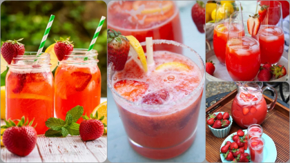 Ingredientele de care ai nevoie pentru cea mai bună limonadă de căpșuni. Secretul care îi dă un gust aparte!