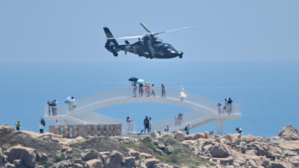 China a efectuat exerciţii militare cu nave amfibie în apropierea Taiwanului