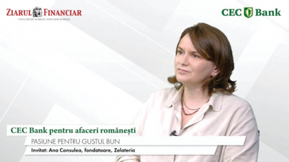 CEC Bank pentru Afaceri Româneşti. Ana Consulea, proprietara Zelateria, una dintre cele mai cunoscute cofetării din Bucureşti: Suntem mult mai atenţi la cheltuieli, totul este la virgulă. Important este să avem o creştere, indiferent cât este, pentru că este un indiciu că facem lucrurile bine