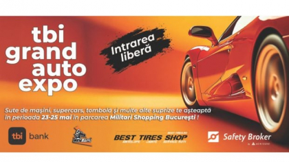 tbi Grand Auto Expo: Trei zile. Peste 300 de mașini. Un singur loc