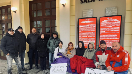 Protest extrem la Filarmonică. Muzicieni în greva foamei
