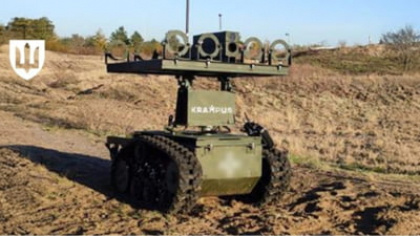 Roboții „aruncători de flăcări” intră în luptă pe frontul din Ucraina FOTO