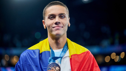 David Popovici, nou record european la înot. A câștigat aurul la 100m liber la Europenele U23