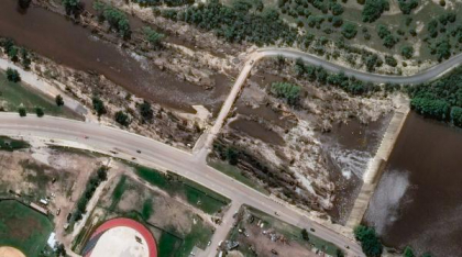 Imagini din satelit. Cum arată din spațiu locul dezastrului din Texas, unde peste 100 de oameni au murit în inundații catastrofale