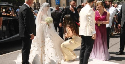 Cum a apărut Gică Hagi la nunta fiicei Kira Hagi cu Thomas Ferfelis, la Biserica Visarion