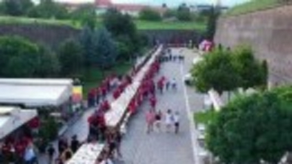 Alba Iulia a intrat pentru a treia oară în Cartea Recordurilor cu o masă de 2,7 km. „S-a muncit mult”