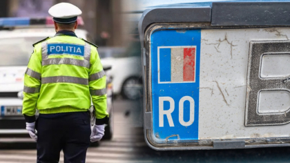 Codul Rutier 2025. Amenzi uriașe pentru șoferii care nu au montate plăcuțele de înmatriculare. Cei care improvizează sunt pedepsiți dur