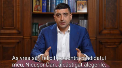George Simion își recunoaște înfrângerea și îl felicită pe Nicușor Dan