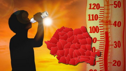 România se topește! Un nou val de caniculă se năpustește asupra țării. Prognoza meteo pentru patru săptămâni
