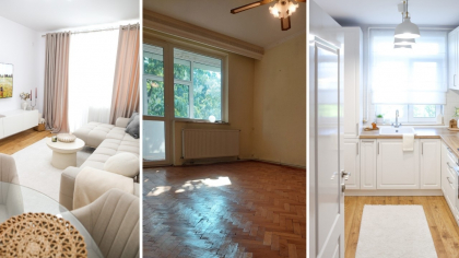 Fără să apeleze la un designer, un cuplu din Pitești și-a renovat apartamentul vechi după bunul plac: „Arăta rău”. Iar rezultatul este fabulos