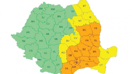 Cod de furtuni și ploi peste jumătate din țară! România, „măturată” de fenomene meteo periculoase, până pe 28 mai