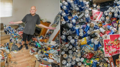 Un bărbat a lăsat un munte de 3.000 de doze de bere în apartamentul în care a stat cu chirie. Însă proprietarii au avut și un alt șoc