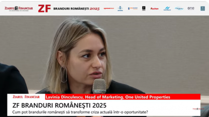 Lavinia Dinculescu, Head of Marketing, One United Properties: Brandurile româneşti au ajuns destul de cool şi au o imagine destul de puternică să convingă consumatorul român să cumpere