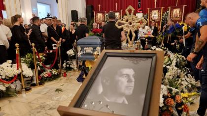 Mihai Leu, condus pe ultimul drum la Hunedoara. Orașul și-a plâns fostul mare campion