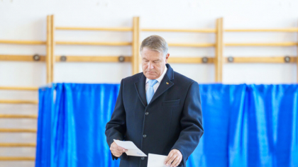 Iohannis, la vot: 10 ani lucrurile au mers bine