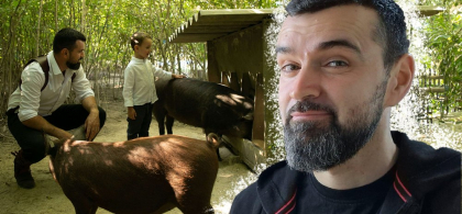 Tenorul-fermier Vlad Miriță vinde și carne de porc de Mangalița: „E cea mai sănătoasă”. Nico, fosta colegă de la Eurovision, îi e clientă