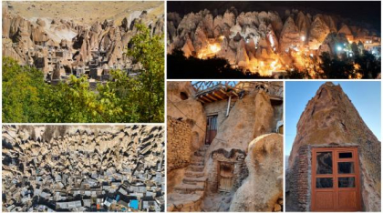 Satul trogloditic unic în lume unde casele sunt săpate în tuf vulcanic: Oamenii locuiesc în ele de 700 de ani. Cum arată Kandovan