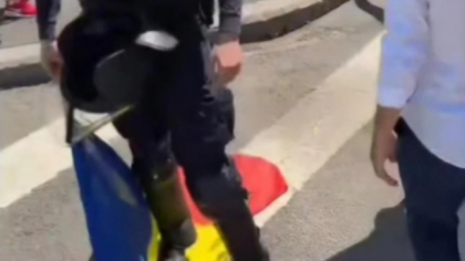 Fake news grosolan cu un jandarm în prim-plan: cum a fost folosit un cadru video pentru dezinformare
