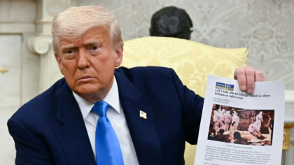 Gafă de proporții la Casa Albă. O imagine cu „fermieri albi” morţi în Congo, atribuită Africii de Sud de către Donald Trump