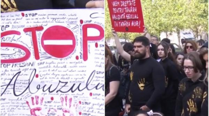 După doi ani, procurorii nu au dat nicio soluție în dosarul de viol de la școala de vară AUR. Zeci de oameni protestează la Parchet