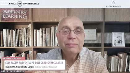 ZF Private Health. Medicul primar cardiolog Gabriel Tatu Chiţoiu, fondatorul clinicii Cardiomed: În România piramida din sănătate este răsturnată, nu avem niciun program de prevenţie primară. În continuare mortalitatea prin boli cardiovasculare este de 58%-60%