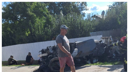 Accident grav în Iași. Un tânăr s-a răsturnat cu BMW-ul din cauza vitezei: ”Avea peste 150 km/h”