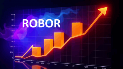 Indicele ROBOR la 3 luni a crescut ușor față de joi și a ajuns la 7,39%