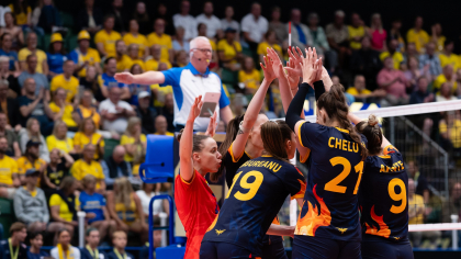 România, pe podium în voleiul european! Bronz în fața gazdelor după un thriller de 5 seturi