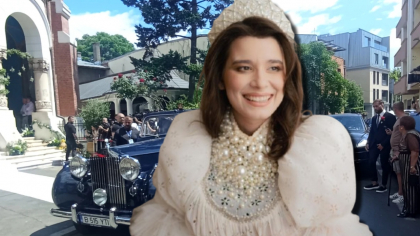 Kira Hagi a mers spre altar într-o mașină unică în lume. Cum arată automobilul de lux din care a coborât fiica lui Gică Hagi