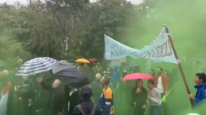 Proteste în Italia. Mii de persoane au ieșit în stradă în semn de solidaritate pentru populația din Gaza FOTO/VIDEO