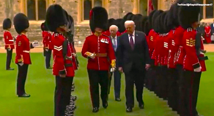 Trump, dat pe spate de primirea regală
