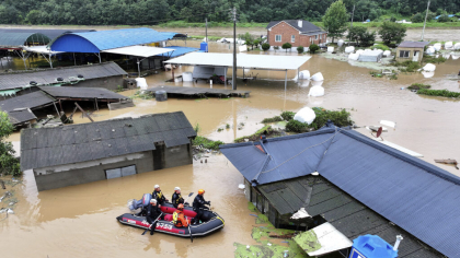 Coreea de Sud: Doi morți și peste 1.000 de persoane evacuate în urma ploilor torențiale