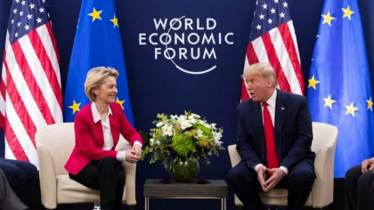 Ursula von der Leyen și Trump au discutat telefonic despre taxele vamale: „Un schimb bun de opinii”