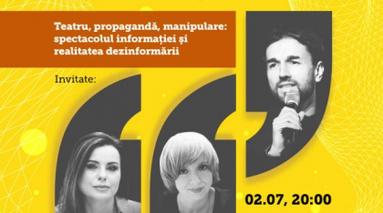 Despre teatru, propagandă, manipulare, cu Gianina Cărbunariu și Emilia Șercan la „Anotimpurile dialogului despre teatru cu Octavian Saiu”