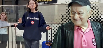 Fiica lui Irinel Columbeanu a venit în țară. Paparazii au surprins-o la aeroport