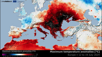Record absolut în Europa de Vest: iunie 2025 a înregistrat „temperaturi excepționale”