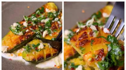 Dovlecei rumeniți cu sos de ierburi, iaurt grecesc și brânză feta, rețeta de sezon care a cucerit internetul. Se prepară rapid și are un gust delicios. VIDEO