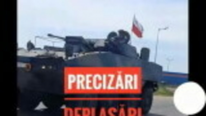 MApN demontează o nouă dezinformare privind un convoi militar filmat pe TikTok: Motivaţii fără legătură cu realitatea