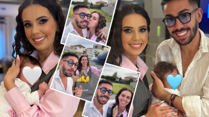 Împăcarea momentului în showbiz. Georgiana Lobonț l-a iertat pe Armin Nicoară și îi va boteza copilul. Primele imagini cu ei, după scandal