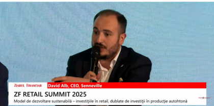 David Alb, CEO Senneville: Trendul de a consuma tot mai mult produse româneşti, văzut şi la consumatori şi la retaileri, este o direcţie bună de dezvoltare