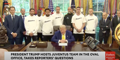 Jucătorii lui Juventus, după întâlnirea cu Trump: Nu a fost incitant