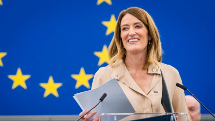 Președinta Parlamentului European l-a felicitat pe Nicușor Dan pentru victoria în alegeri. „Oamenii din România pot conta pe sprijinul Europei”
