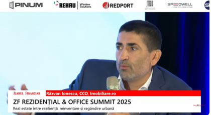 Răzvan Ionescu, CCO, Imobiliare.ro:  Bucureştiul are luxul de a beneficia de potenţial economic mare, de cerere în creştere, de proiecte noi de infrastructură, cum e magistrala M7, care va deschide nişte zone noi rezidenţiale