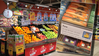 Olandezii, mesaje pentru români la rafturile supermarketurilor: „În caz de furt, vă vom preda imediat poliției”. Valul de reacții generat în mediul online