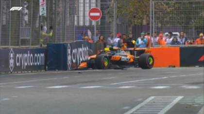Formula 1: calificări "nebune" în Azerbaidjan! Liderul clasamentului mondial a distrus mașina