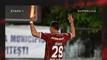 Superliga. Rapid București învinge în deplasare pe FC Argeș, la debutul în noul sezon