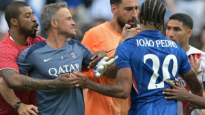 Scene ireale cu Luis Enrique după Mondialul Cluburilor: i-a pus mâna în gât unui jucător de la Chelsea