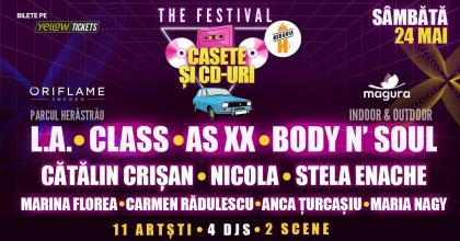 Cea mai mare discotecă din oraș prinde viață pe 24 mai la Berăria H. Casete și CD-uri: THE FESTIVAL